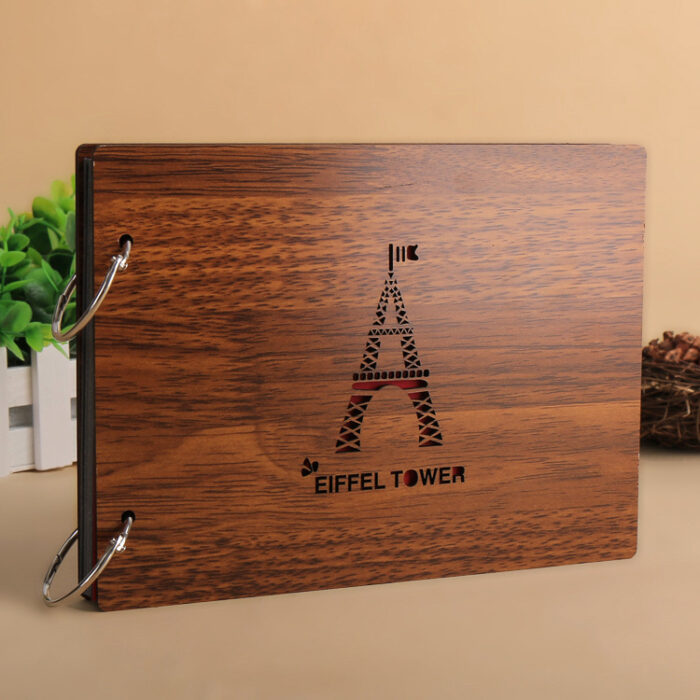 Creative Children's Growth DIY Photo Album Couple Handmade Commemorative Painting Wood - Image 6