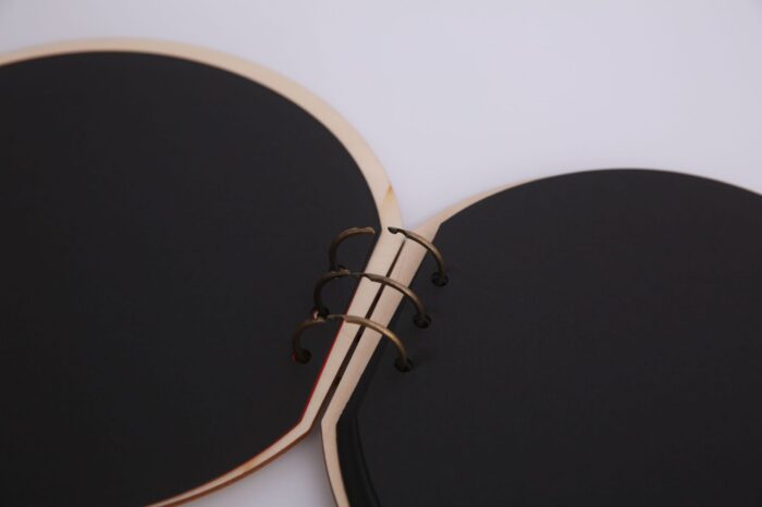 Creative DIY Wood Round Album Cartoon Carving - Image 5