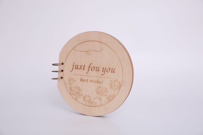 Creative DIY Wood Round Album Cartoon Carving - Image 4