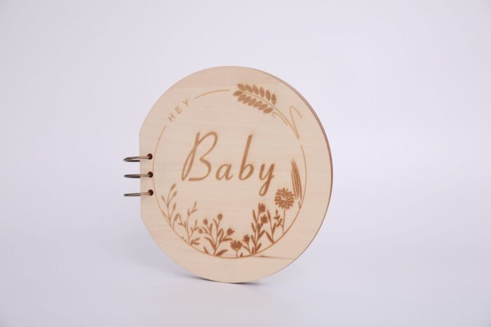 Creative DIY Wood Round Album Cartoon Carving - Image 3